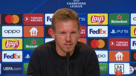 Beim klaren 5:0 gegen Pilsen standen Serge Gnabry und Leon Goretzka erstmals seit einiger Zeit wieder in der Startelf. Bayern-Coach Julian Nagelsmann lobt deren Leistung, auch mit Hinblick auf die WM.