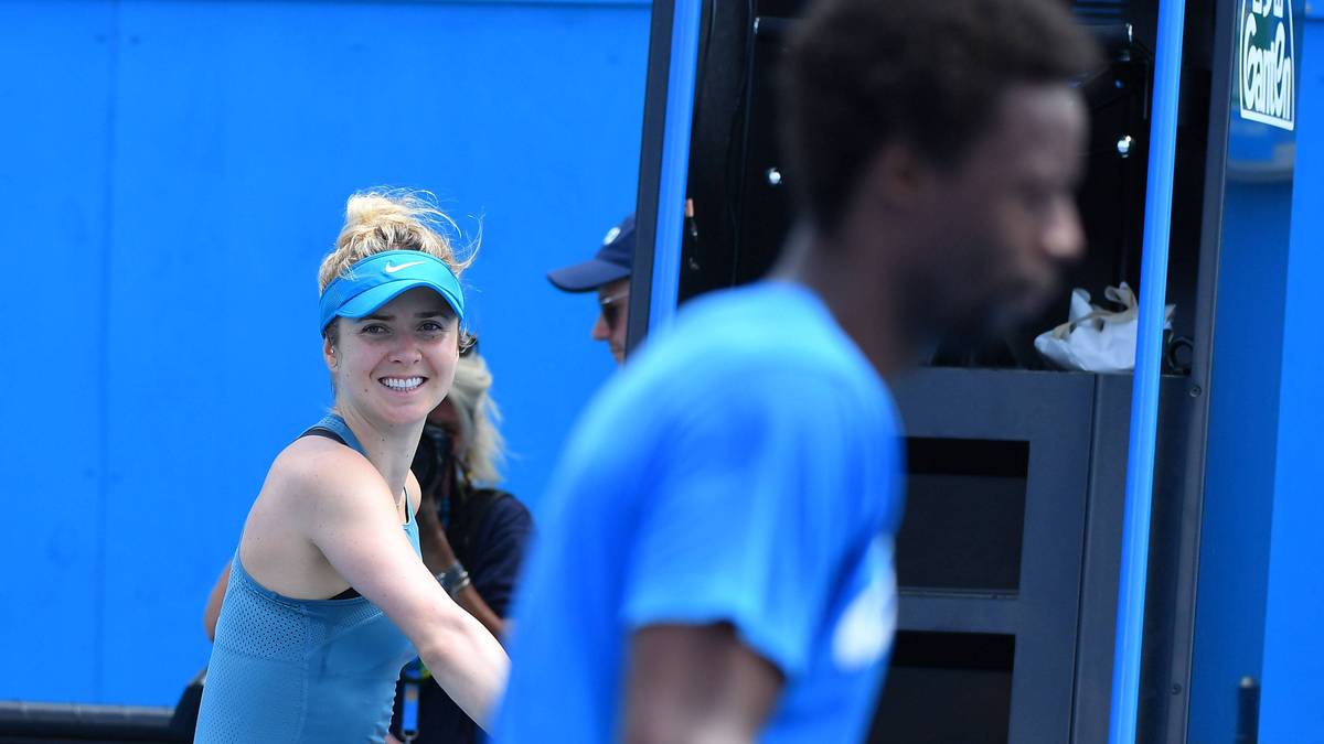 ELINA SVITOLINA und GAEL MONFILS: Das neue Traumpaar der Tennis-Szene: Die Ukrainerin Svitolina und der Franzose Monfils machten ihre Beziehung bei den Australian Open 2019 öffentlich