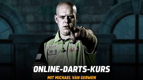 Von den Darts-Profis lernen, das geht ganz einfach: Im Online-Darts-Kurs mit Michael van Gerwen zeigt der Ex-Profi, wie man sein Spiel verbessern kann. Zu finden unter: Akademie.SPORT1.de.  : https://akademie.sport1.de/kurse/darts/mvg?utm_source=sport1&utm_medium=cpc&utm_campaign=s1-akademie&utm_content=wv 