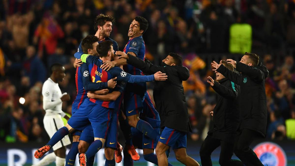 Barca lag im Rückspiel schnell mit 3:0 in Front. Anschließend gab es einen Elfmeter für PSG, den Edinson Cavani zum 1:3 aus Pariser Sicht verwandelte. Spätestens zu diesem Zeitpunkt waren die Träume die Fans auf ein Weiterkommen begraben. Bei den meisten Spielern sah es wohl nicht anders aus, denn Barca benötigte drei weitere Tore. In den kommenden Minuten folgte ein wahrer Krimi