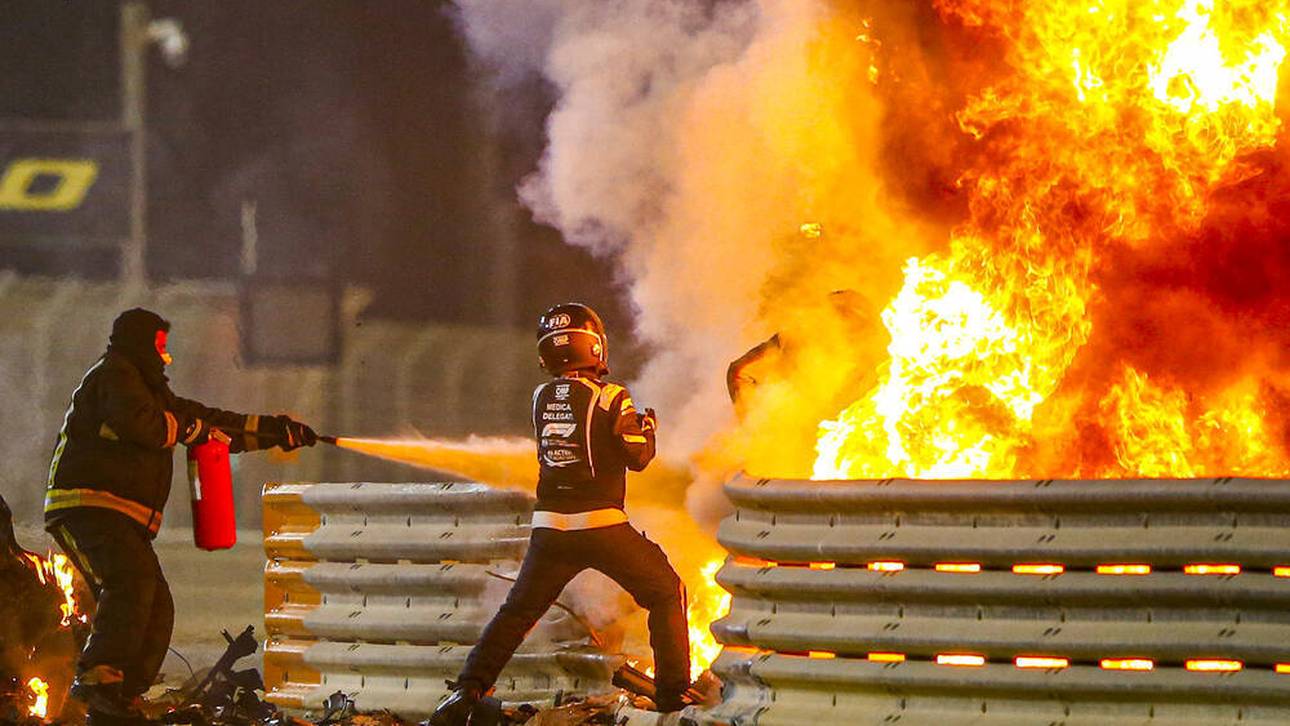 Feuer-Crash: So leidet Grosjean noch