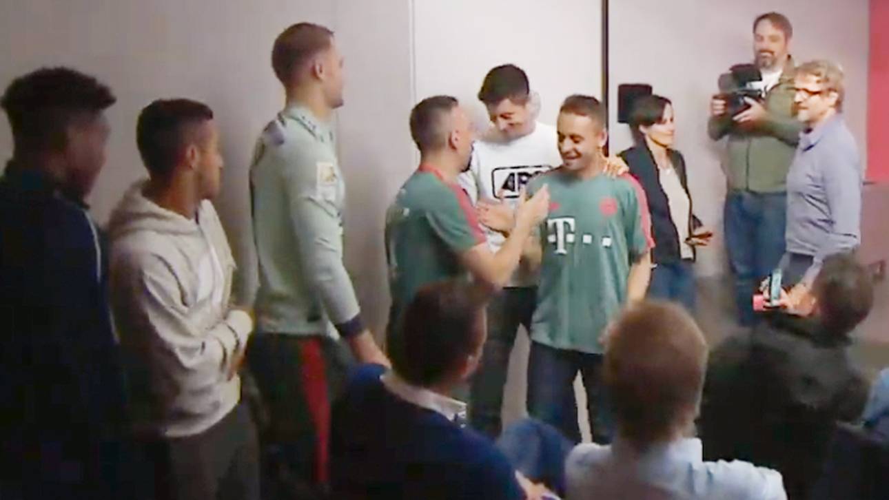 Rafinha weint, Robben will starten