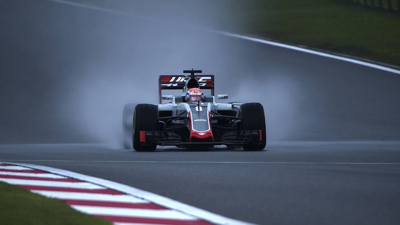 Grosjean crasht schon vor dem Start