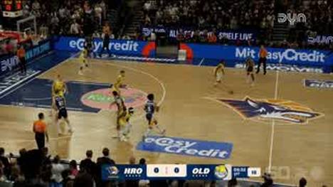 Die Highlights zu ROSTOCK SEAWOLVES - EWE Baskets Oldenburg im Video.