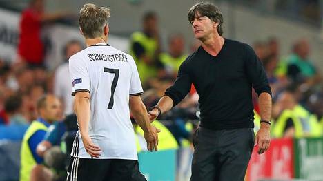 Bastian Schweinsteiger wurde 2014 zusammen mit Bundestrainer Joachim Löw Weltmeister