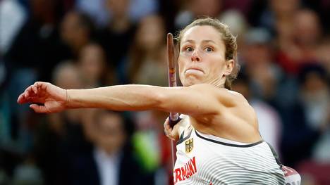 Katharina Molitor kann ihren Titel im Speerwurf bei der Leichtathletik-WM nicht verteidigen