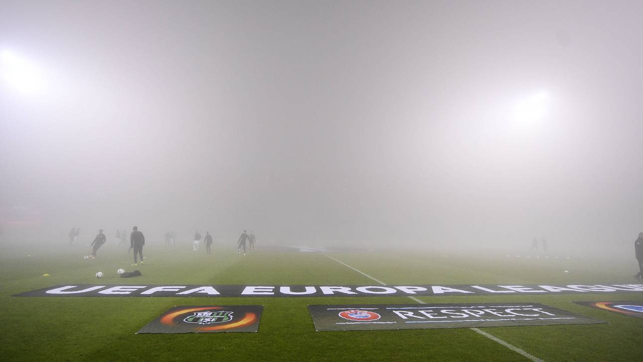 Nebel verhindert Europa-League-Spiel