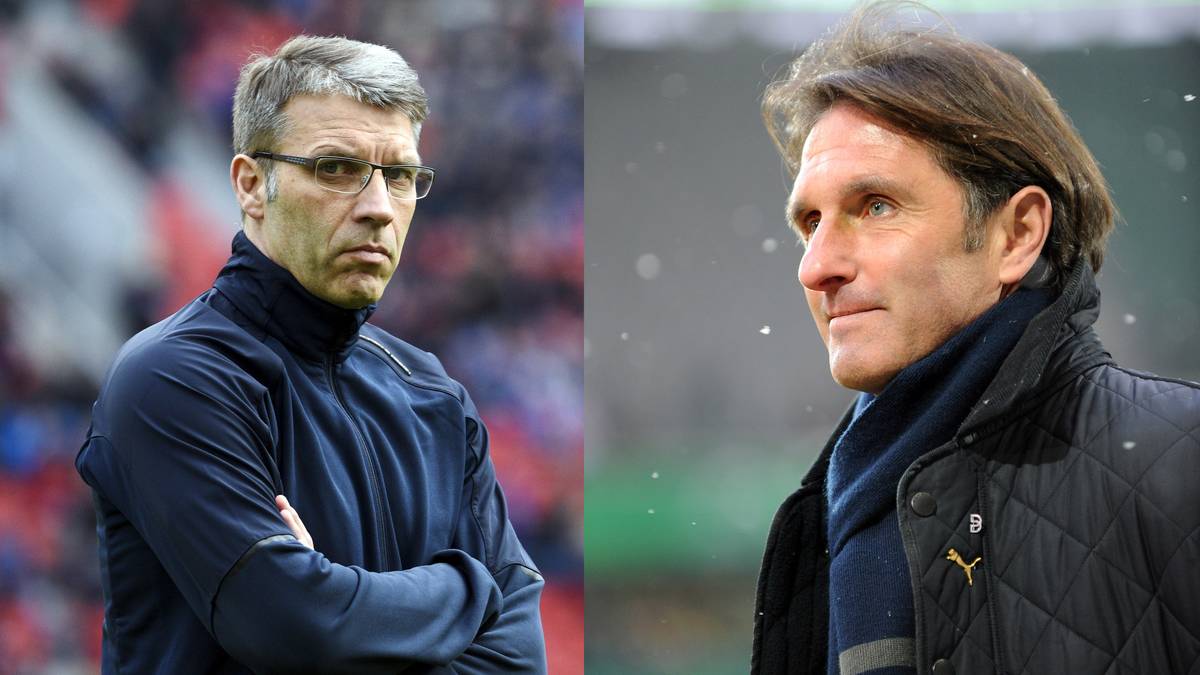 Hamburger SV: Peter Knäbel (l.), bis 14. April 2015 - Nachfolger: Bruno Labbadia