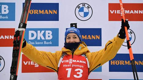 Glücklich nach Comeback in Oberhof: Franziska Preuß