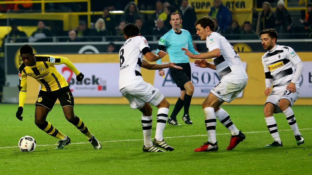 Dann legt Reus für Ousmane Dembele auf, und der erzielt das 3:1 in der 64. Minute