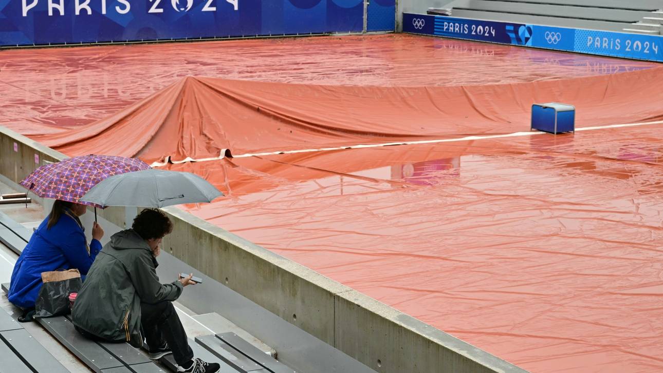 Regen in Roland Garros: Deutsche Matches abgesagt
