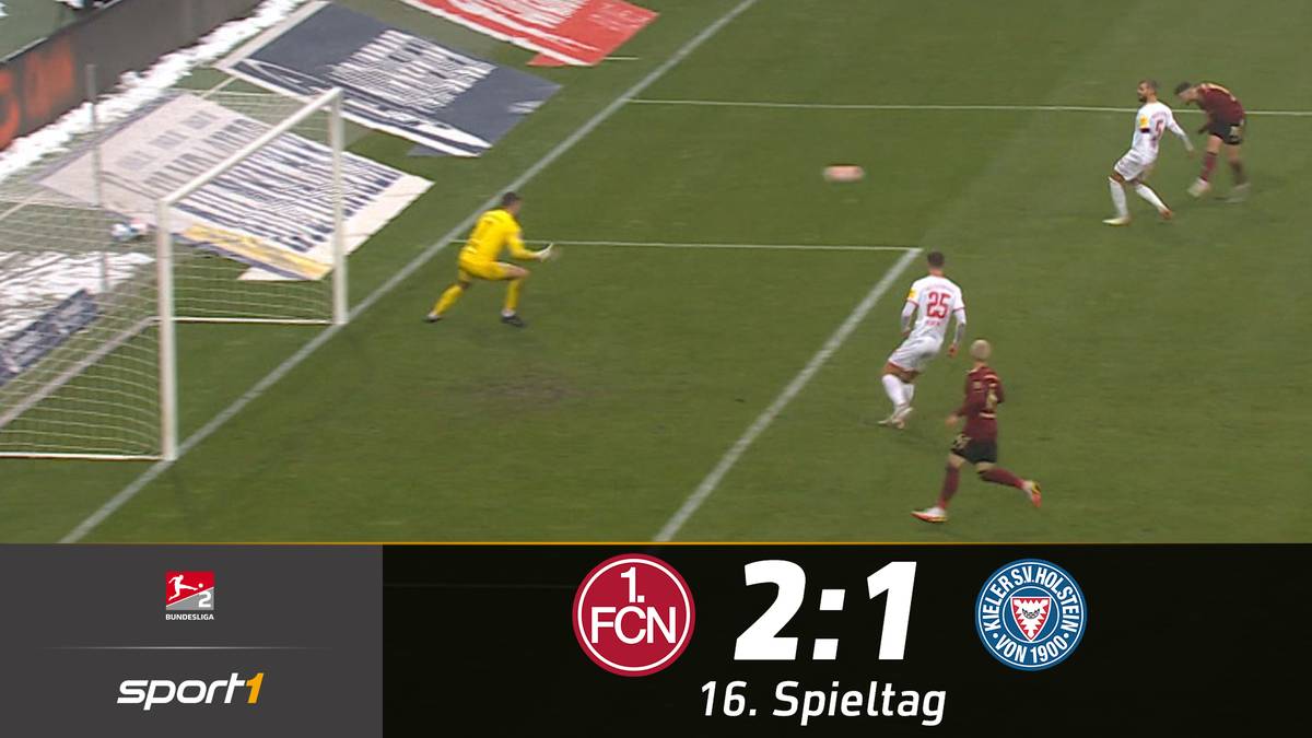 1.FC Nürnberg– Holstein Kiel (2:1): Tore und Highlights | 2. Bundesliga