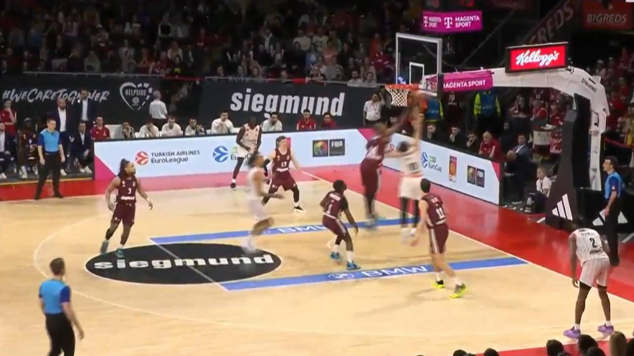 Spiel Highlights zu FC Bayern München Basketball - NINERS Chemnitz