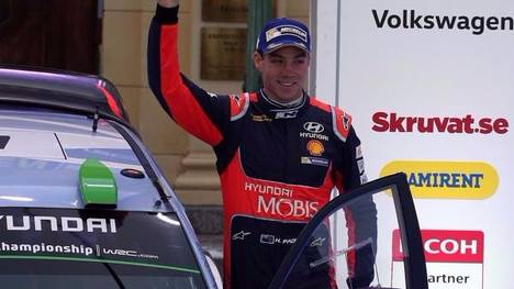 Zum zweiten Mal in seiner WRC-Karriere kletterte Hayden Paddon aufs Podest