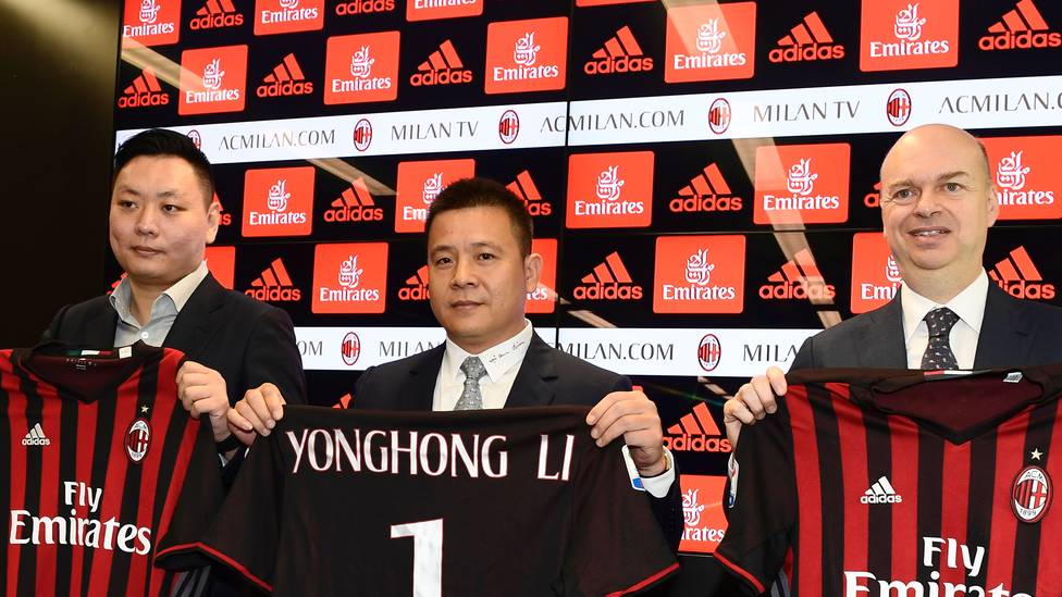 Li Yonghong kaufte im April den AC Milan für eine Rekordsumme