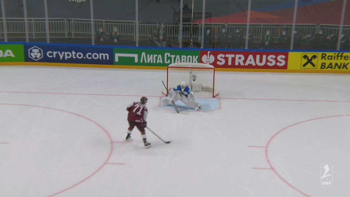 Eishockey-WM: Lettland - Kasachstan (2:3): Tore und Highlights im Video