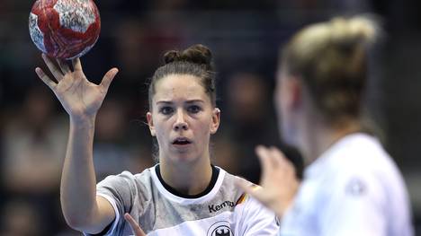 Emily Bölk hat mit de deutschen Mannschaft einen Sieg gegen Kroaten verpasst