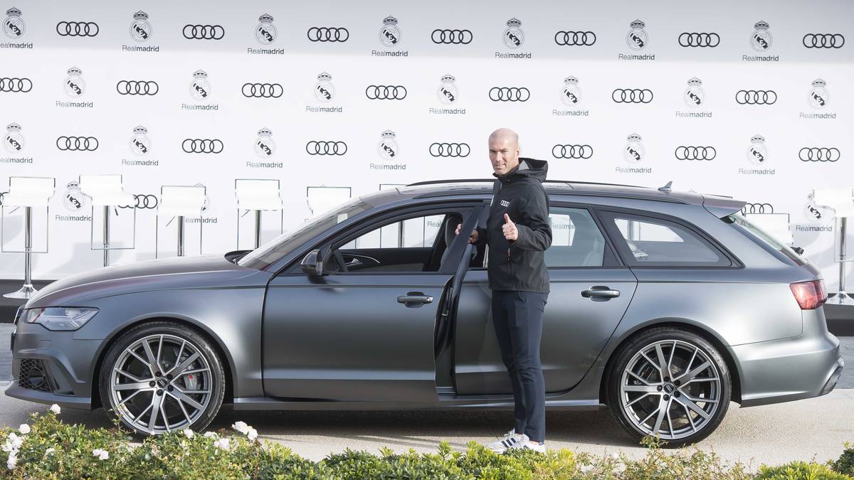 Zinedine Zidane - Audi RS6 Performance 4.0 TFSI, Daytonagrau, 605 PS, Beschleunigung 0-100 km/h in 3,7 s
