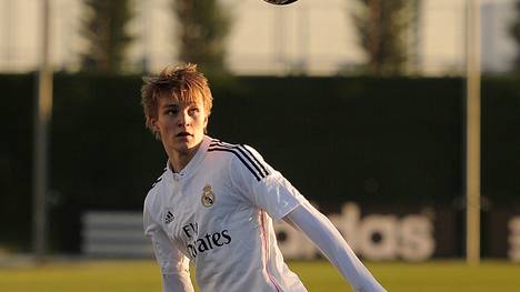 Martin Odegaard gab sein Debüt für die zweite Mannschaft von Real Madrid