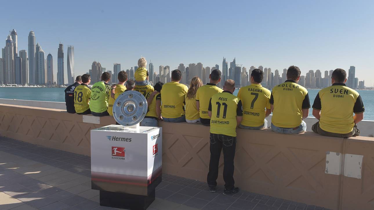 Meisterschale macht Station in Dubai