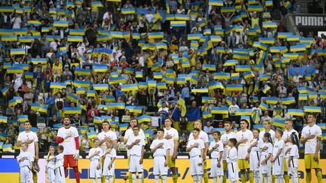 Das ukrainische Team in Mönchengladbach