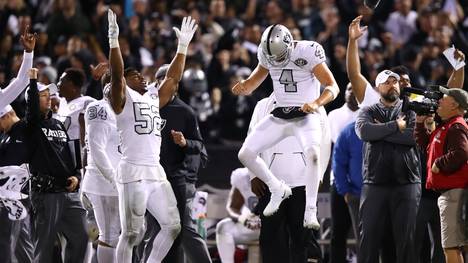 Die Raiders feierten einen dramatischen Sieg