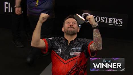 Jonny Clayton gewinnt auch den elften Spieltag der Premier League of Darts und setzt sich beim Kampf um die Tabellenspitze durch.