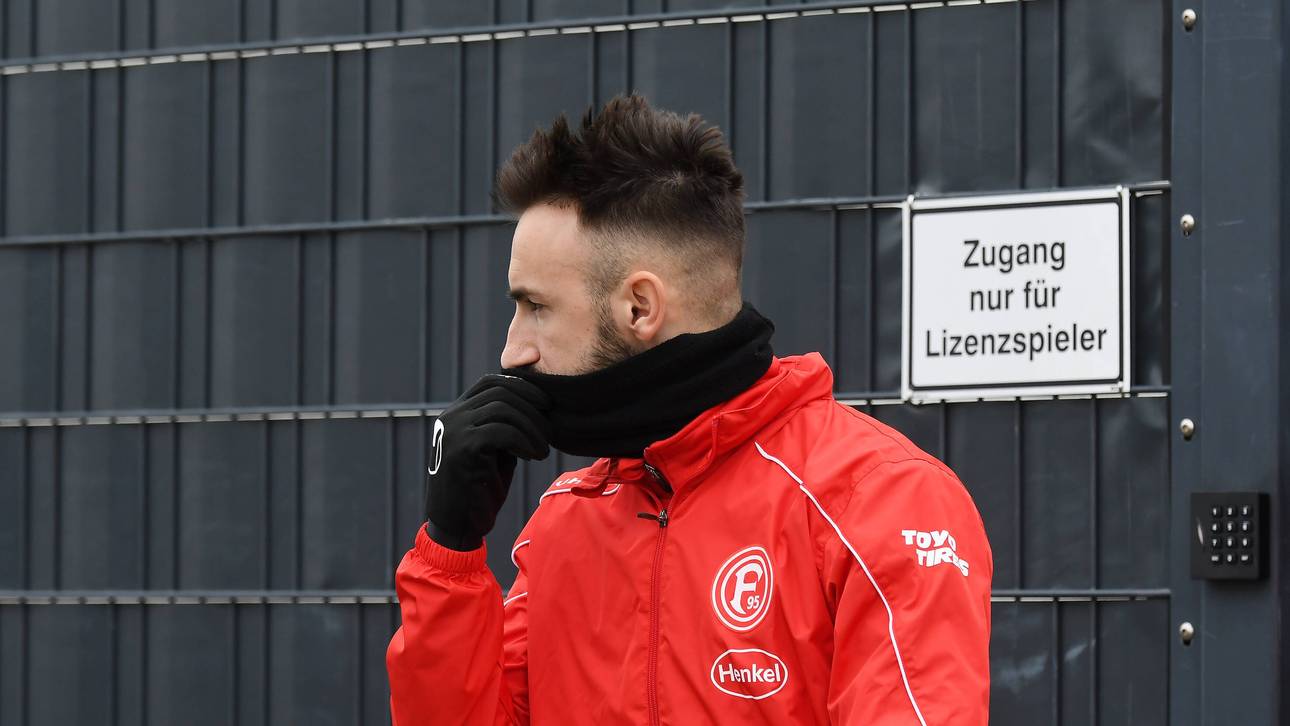 Diego Contento im Training von Fortuna Düsseldorf