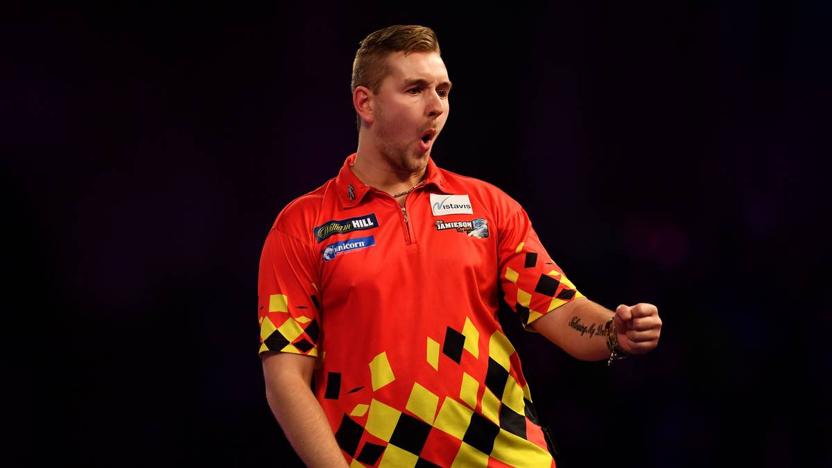 DIMITRI VAN DEN BERGH (PDC Order of Merit: 35): Der Belgier befindet sich in Top-Form, wie sein Neun-Darter beim Grand Slam und der Titel bei der Junioren-WM beweist. Bei der WM könnte sein Stern endgültig aufgehen. Allerdings droht schon in Runde zwei gegen Jonny Clayton das Aus, denn auch der ist top in Form.