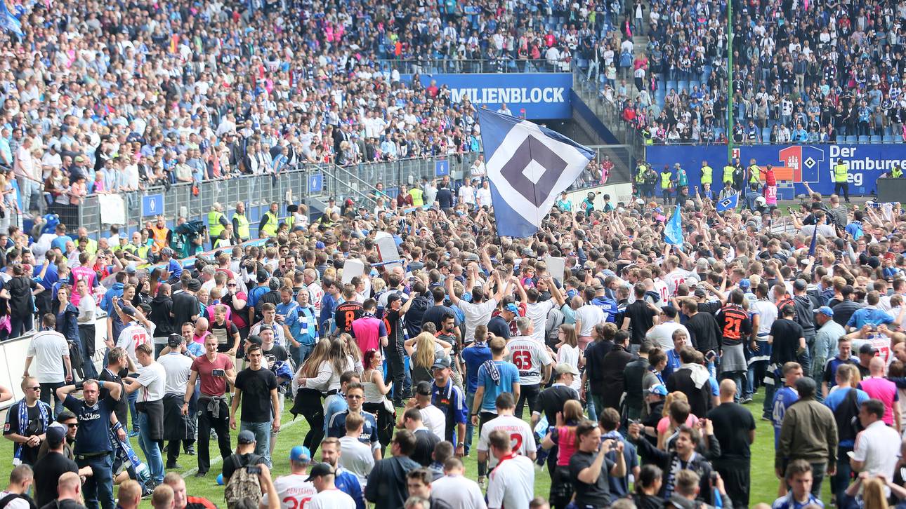 HSV-Fans beim Lattenklau erwischt