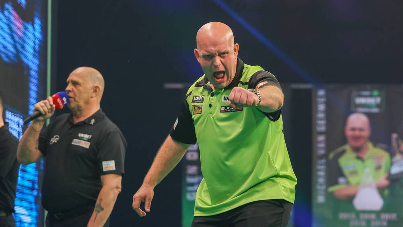 Van Gerwen macht Pleite vergessen