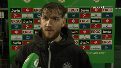 Marcel Hartel spricht über den Sieg im Achtelfinale des DFB-Pokals gegen den FC 08 Homburg und gibt einen kleinen Einblick in die "Feierlichkeiten". 