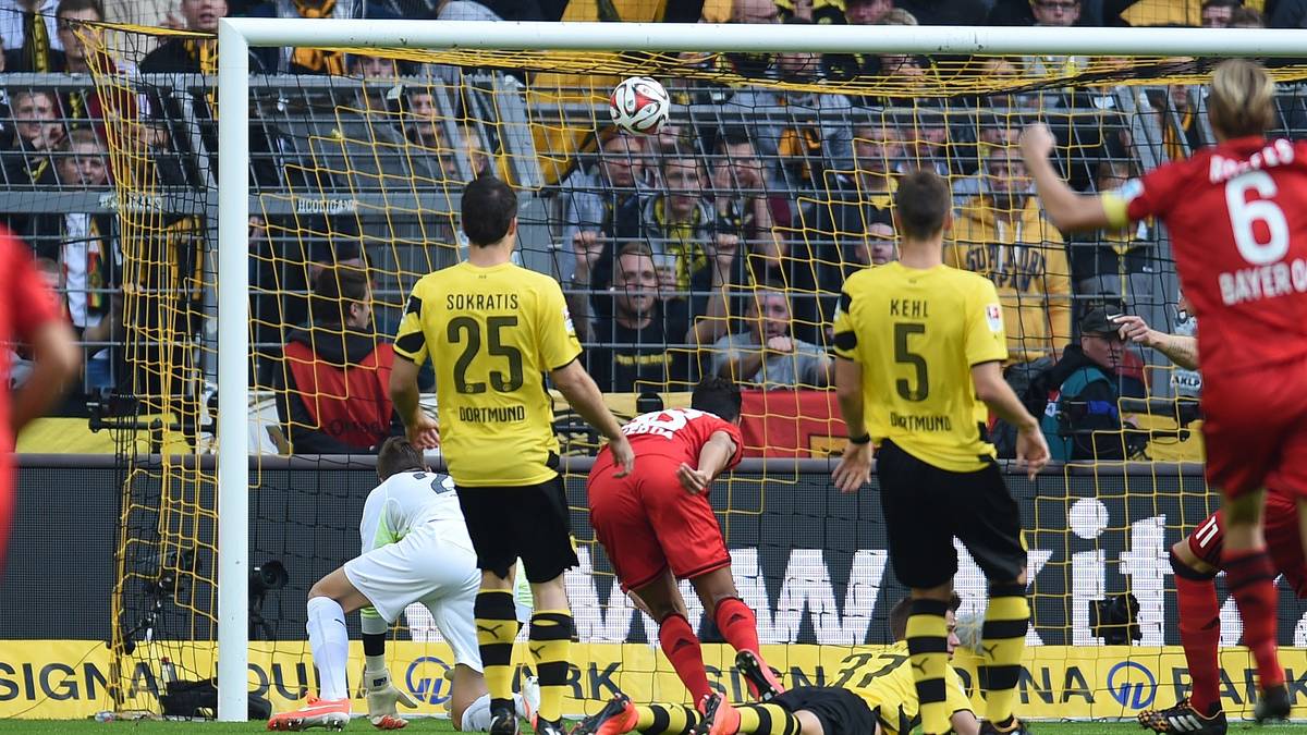 Auch Karim Bellarabi ist ein echter Frühstarter. Am 23. August 2014 trifft er in Dortmund ebenfalls nach neun Sekunden 