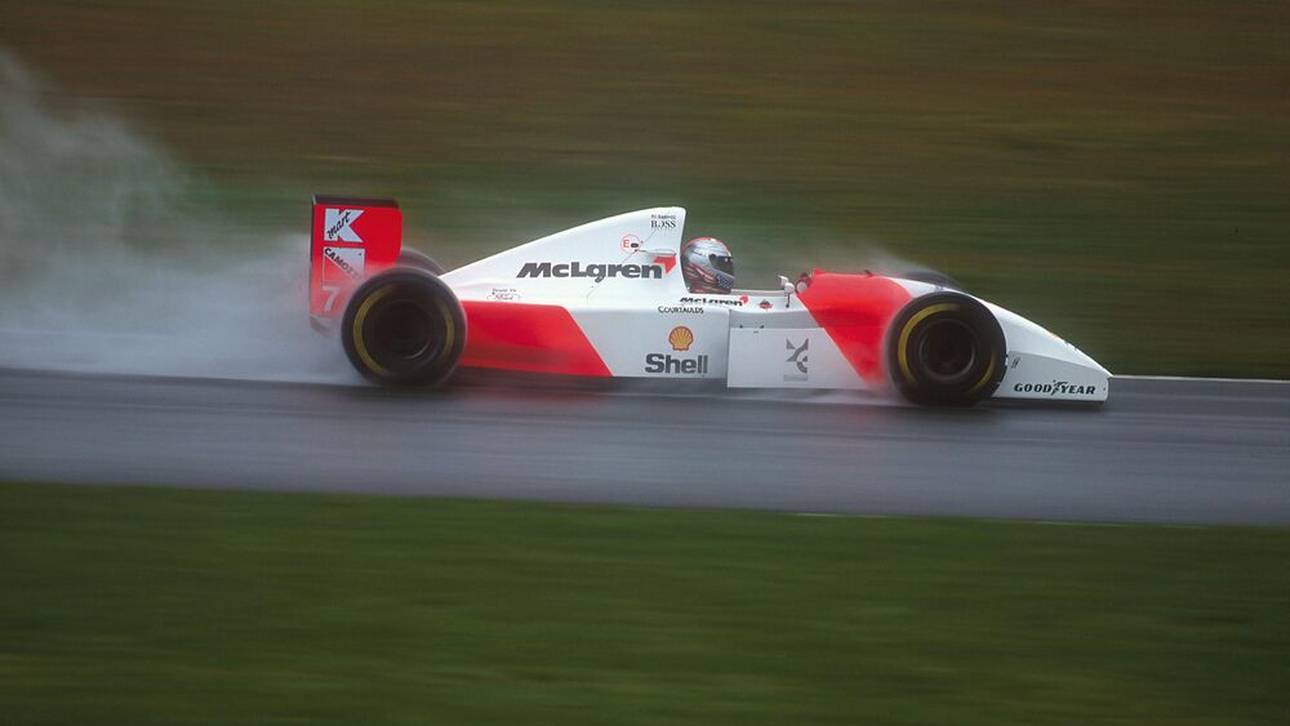 Der McLaren MP4 8 aus dem Jahr 1993 von Ayrton Senna