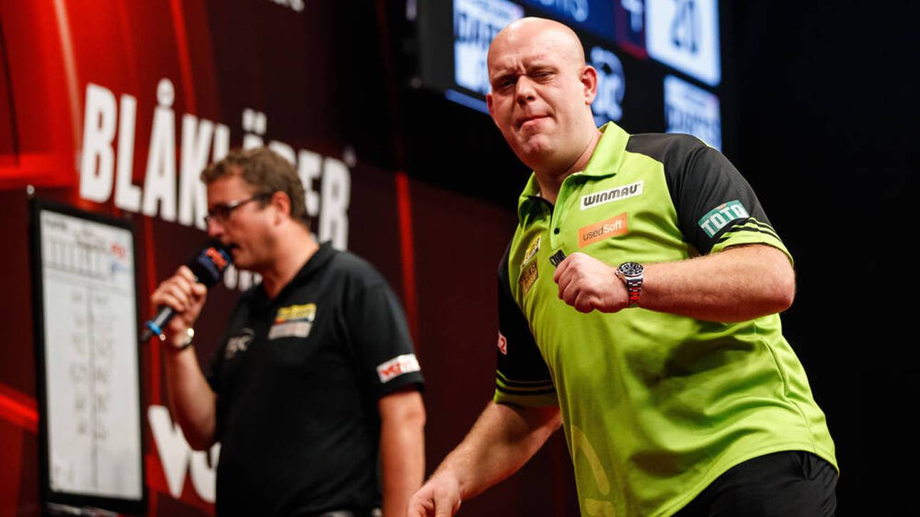 Van Gerwen gewinnt Giganten-Duell
