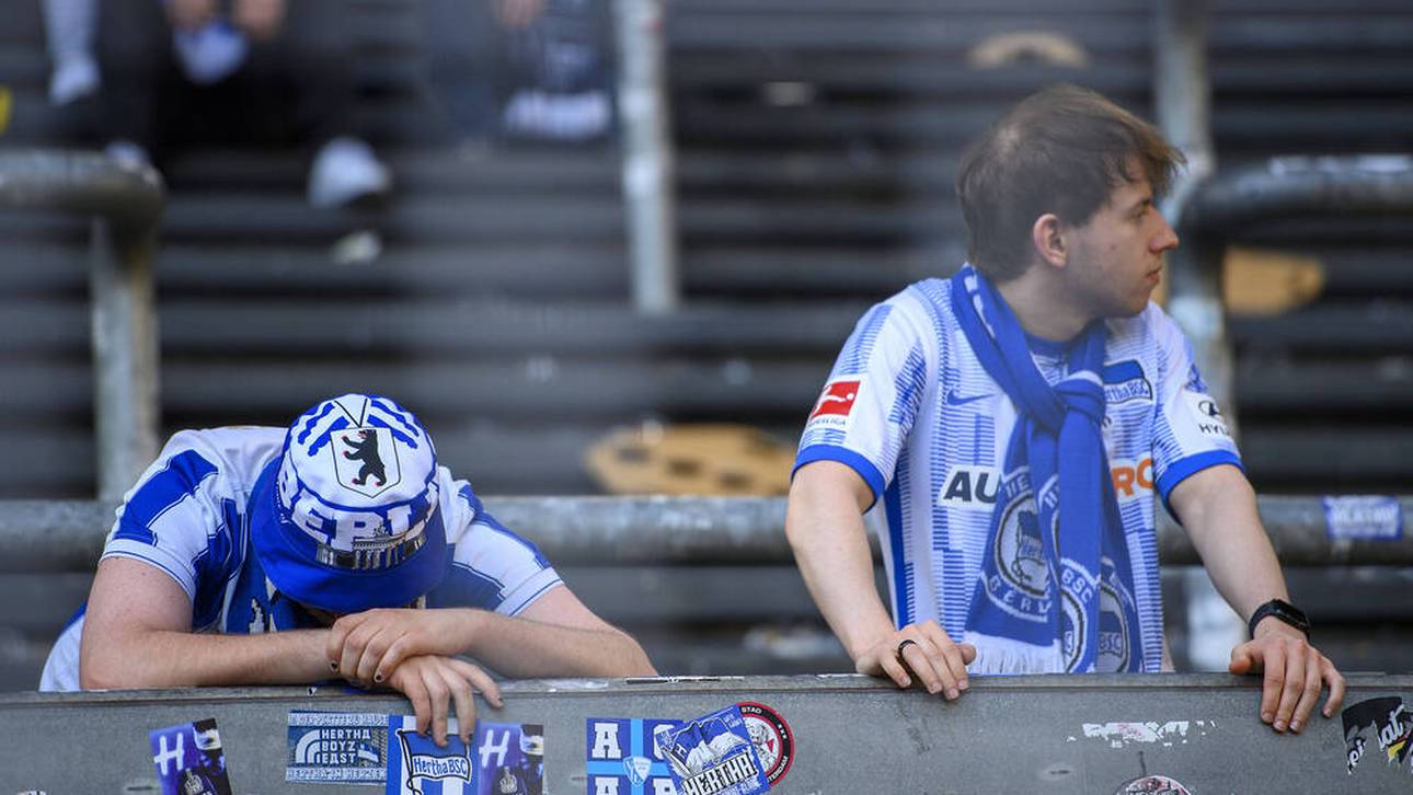 Fußballfans strafen Hertha ab