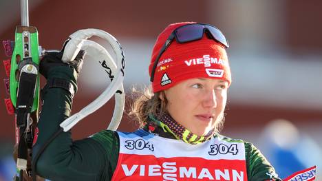 Laura Dahlmeier steht in Östersund vor ihrem ersten WM-Einsatz