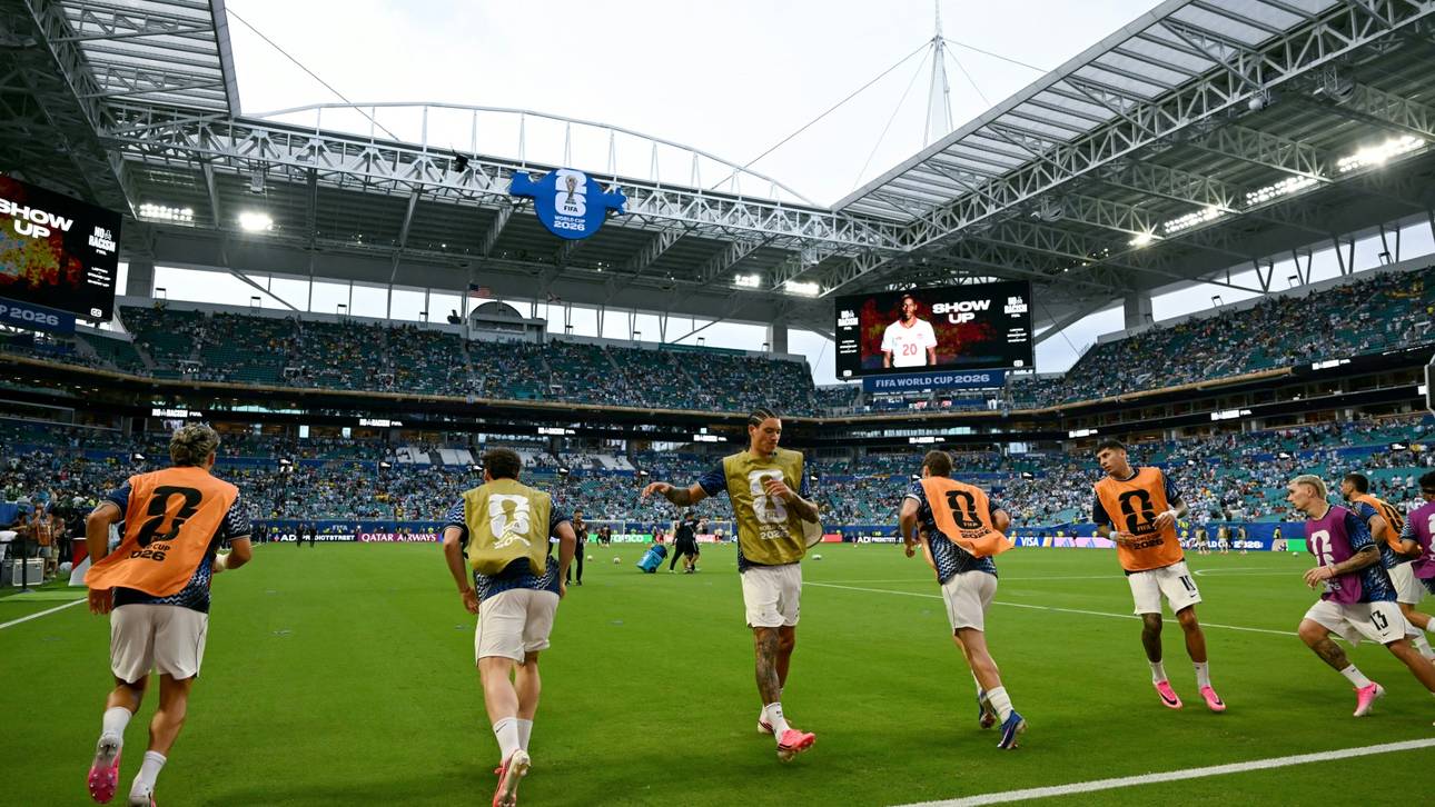 Buschfeuer vor WM-Spiel