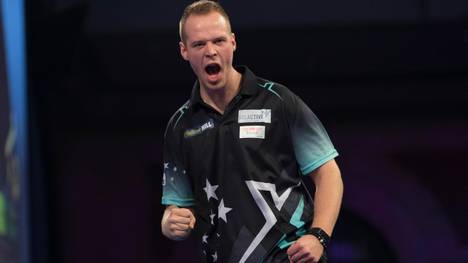 Max Hopp steht beim Dutch Darts Masters in der zweiten Runde