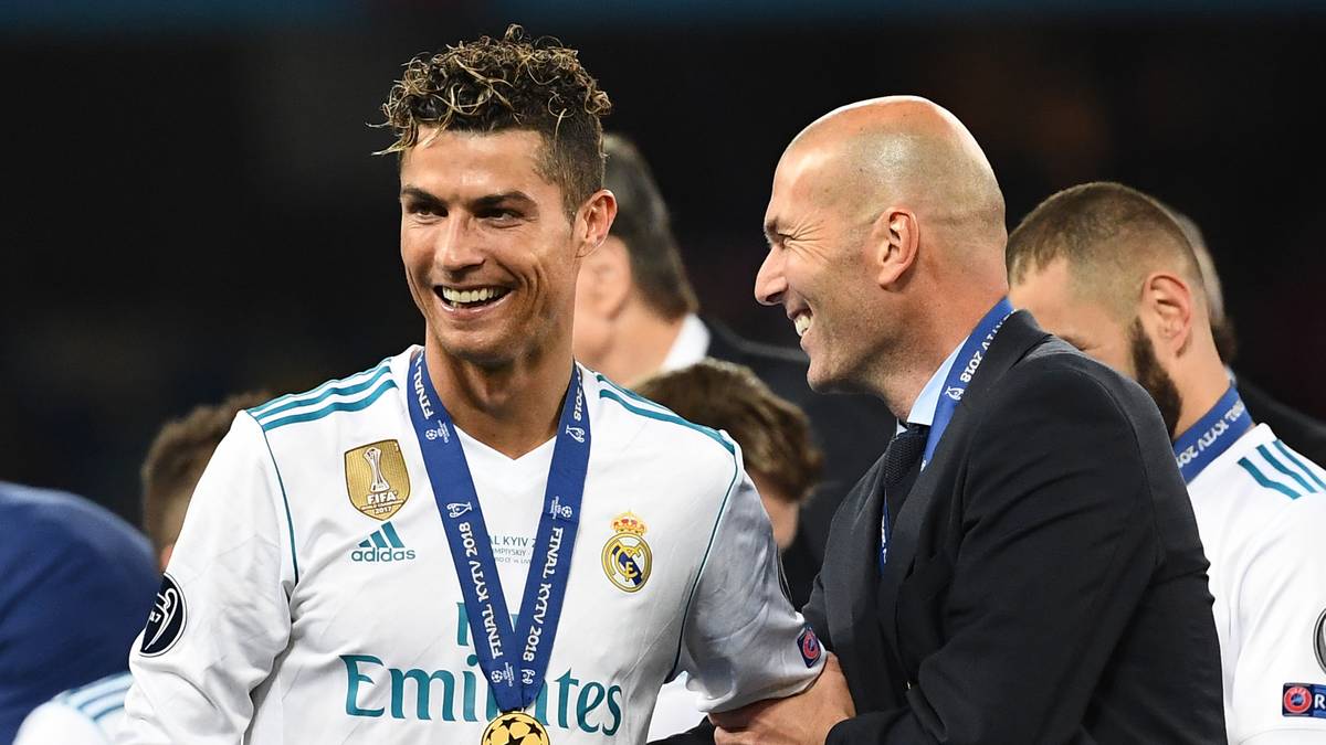 CRISTIANO RONALDO: Er wird wohl trotz der Hoffnung vieler Fans nicht zurückkehren. "Das ist nicht das Thema", sagt Zidane über eine Rückkehr von CR7 