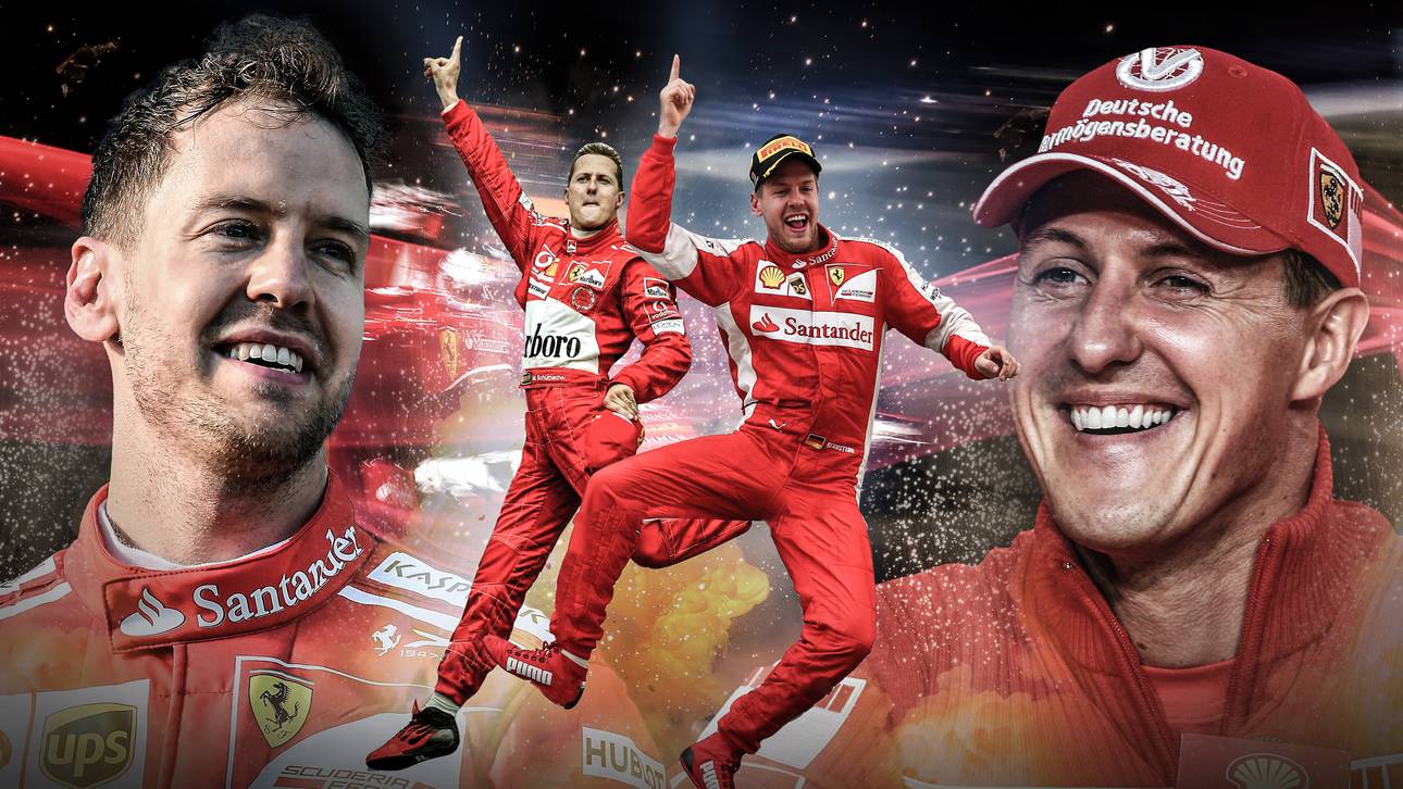 Vettel auf den Spuren von Schumacher