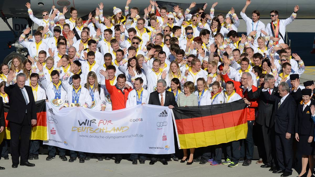 Vor vier Jahren kehrten die deutschen Sportler mit 19 Medaillen (8 Gold, 6 Silber, 5 Bronze) aus Sotschi zurück - ein Negativrekord. Das beste Ergebnis erzielten die deutschen Athleten 2002 in Salt Lake City mit 36 Mal Edelmetall