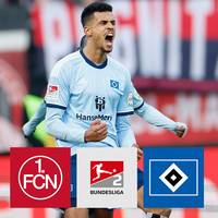 Nürnbergs Chancenwucher wird bestraft: HSV wacht spät auf