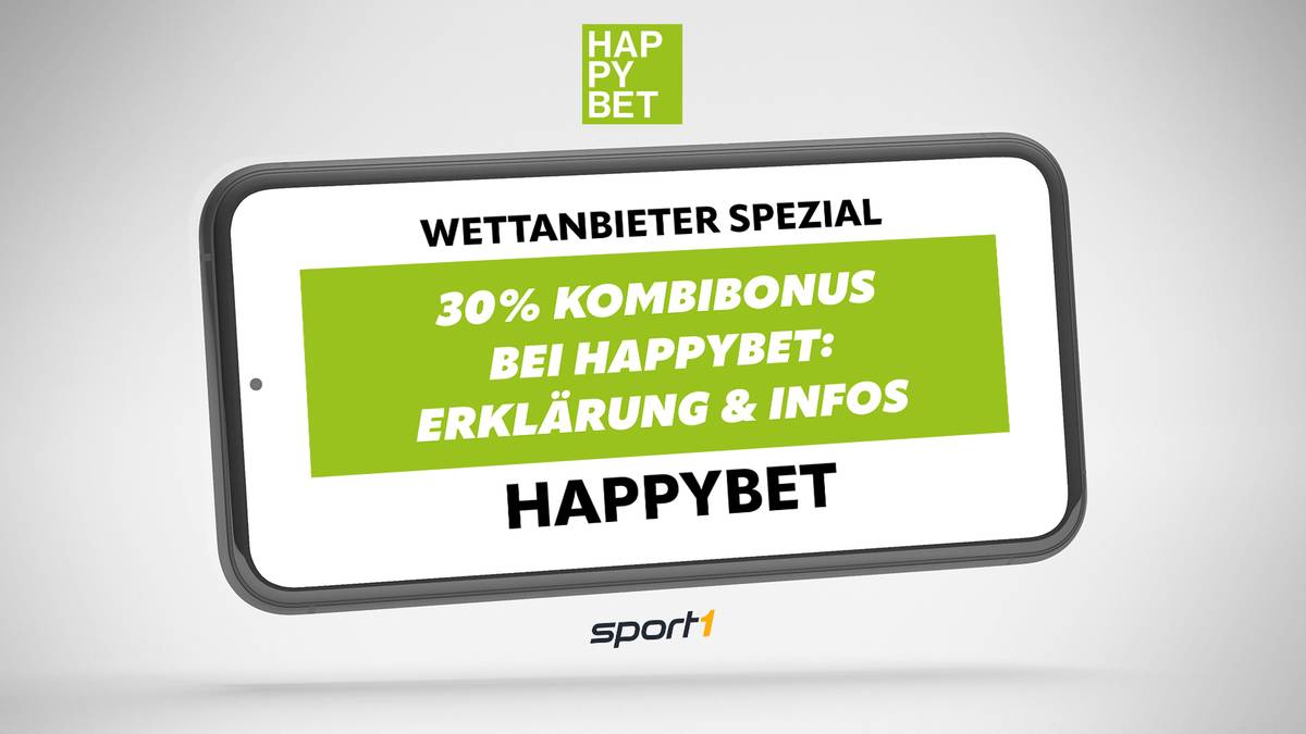 Mit Kombi-Bonus täglich bis zu 30 % bei Happybet