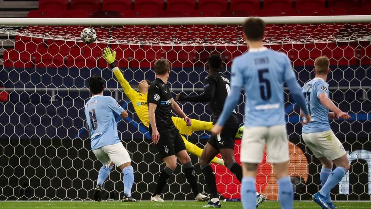 CL-Aus! Gladbach chancenlos bei City