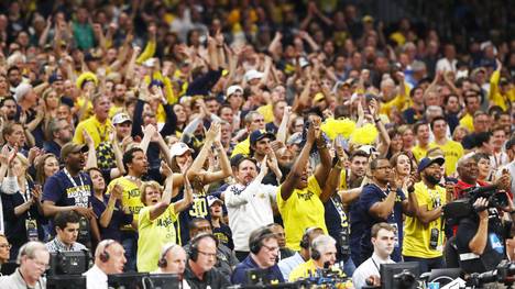 Die Fans wie hier von Michigan Wolverines werden bei March Madness weitgehend ausgesperrt