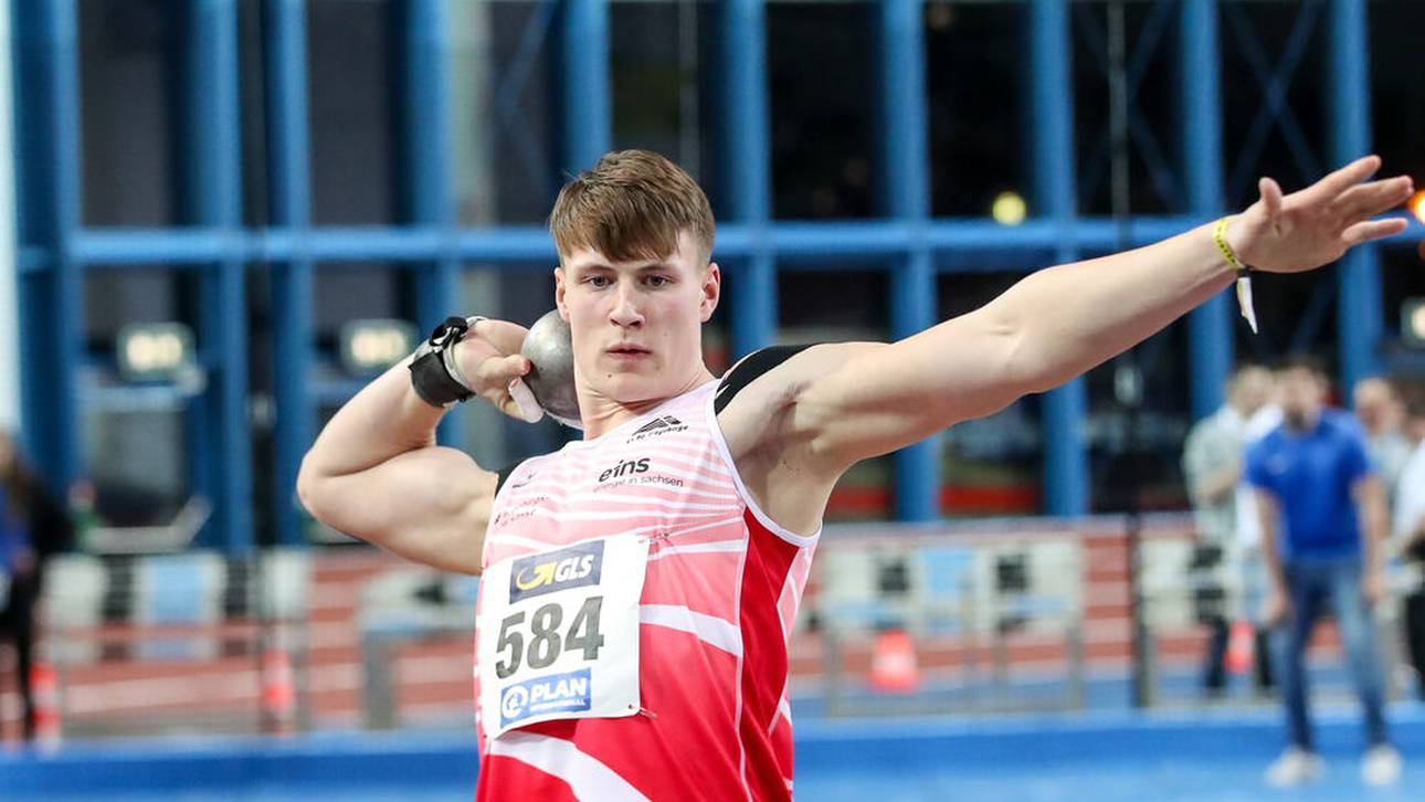 Steven Richter bei den Deutschen Jugend-Hallenmeisterschaften