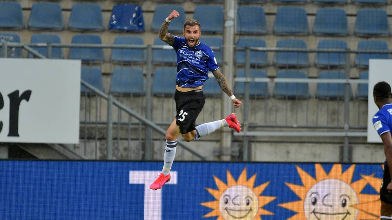 Jonathan Clauss wechselte 2018 zu Arminia Bielefeld und stieg 2020 mit den Ostwestfalen in die Bundesliga auf