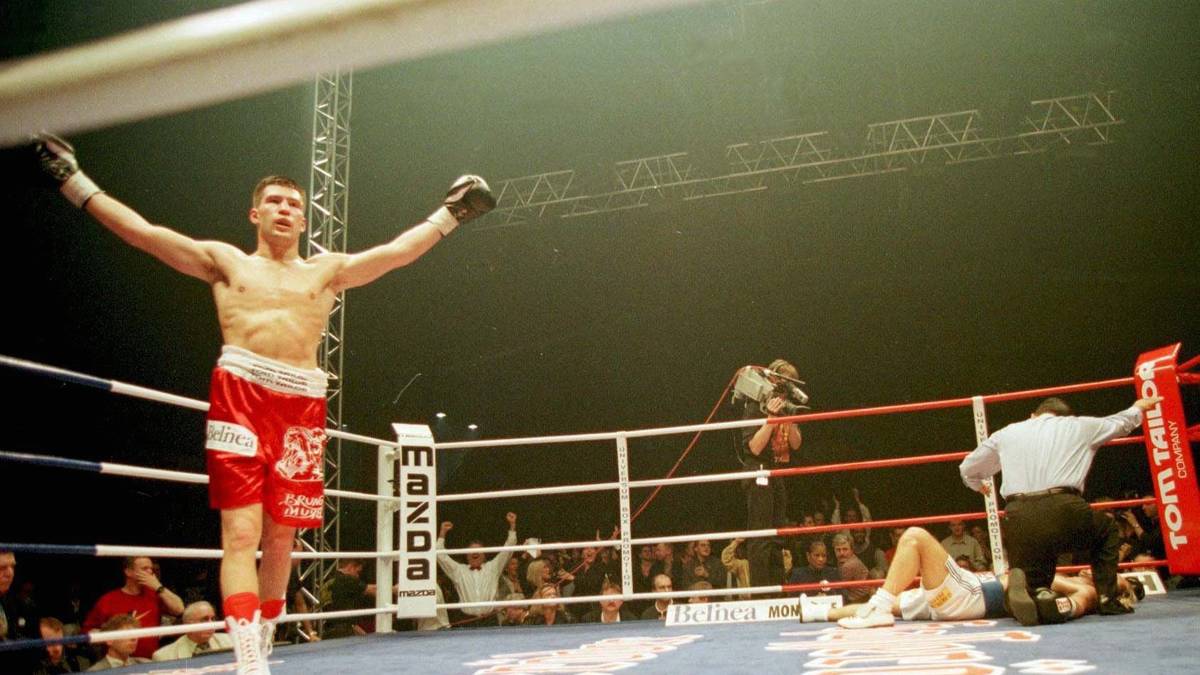 DARIUSZ MICHALCZEWSKI: Der zweite große deutsche Halbschwergewichtler der Neunziger bestritt zwischen 1995 und 1998 gleich drei WM-Titelverteidigungen am Main. Den Franzosen Philippe Michel bezwang der "Tiger" dabei ebenso wie den Italiener Andrea Magi und Drake Thadzi aus Malawi