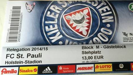 Karte Holstein Kiel FC St. Pauli